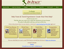 Tablet Screenshot of initaly.com